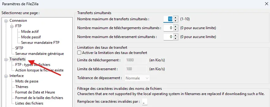 Filezilla Transferts.webp