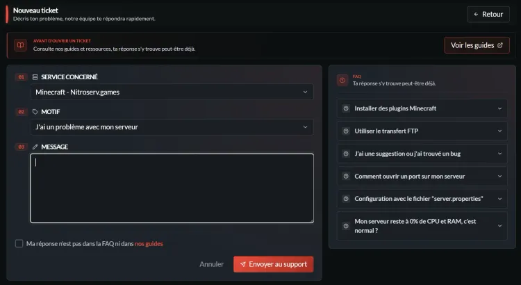Un support qui connaît les mods
