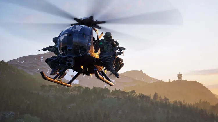 WARDOGS – escouade en hélicoptère au-dessus des montagnes